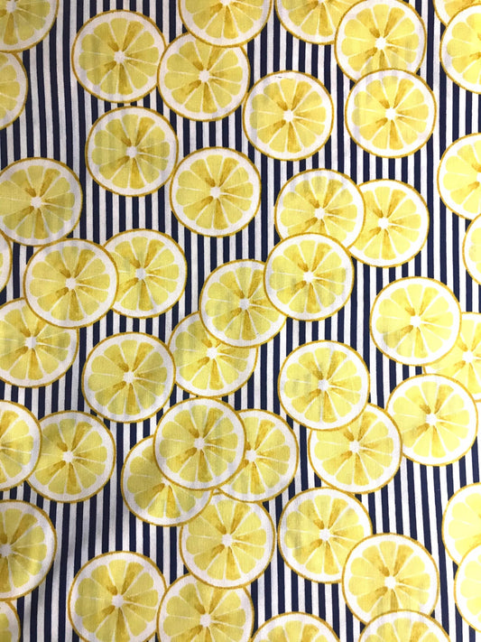 Lemon Stripes Beeswax Wrap